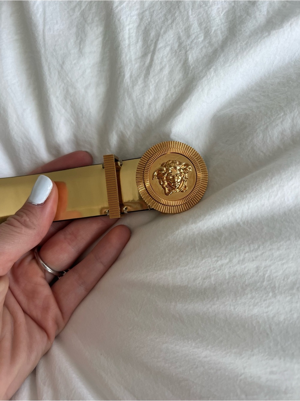 VERSACE Gold Belt [Size: 75] - Picture 3 of 7
